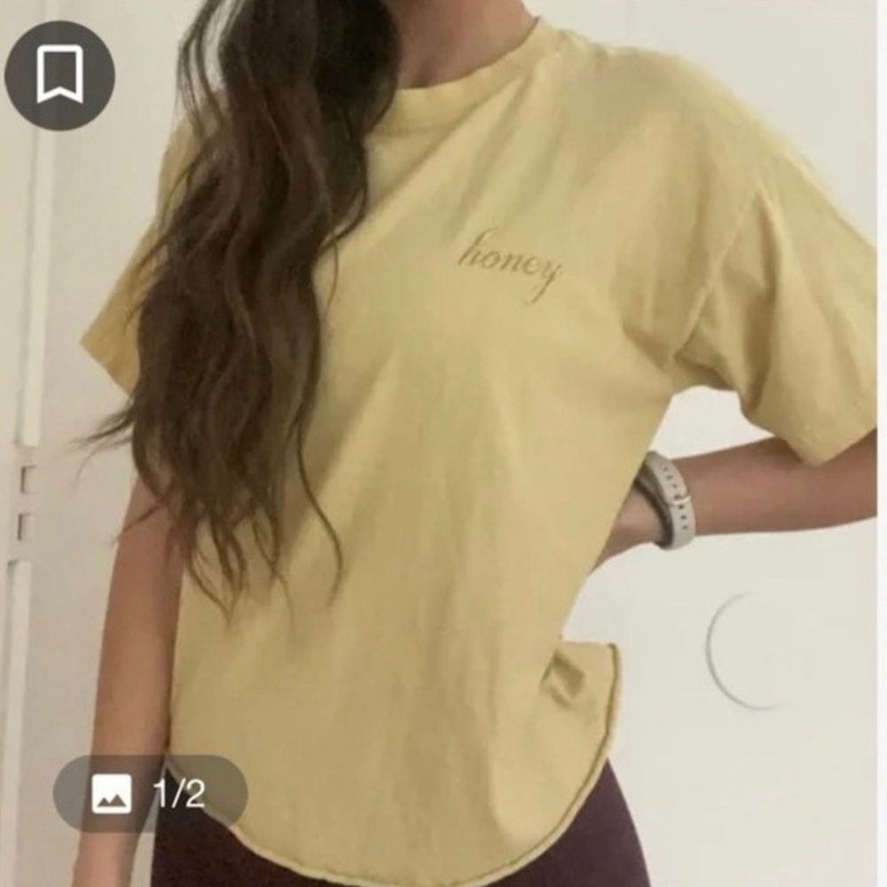 Brandy Melville Yellow Honey Top